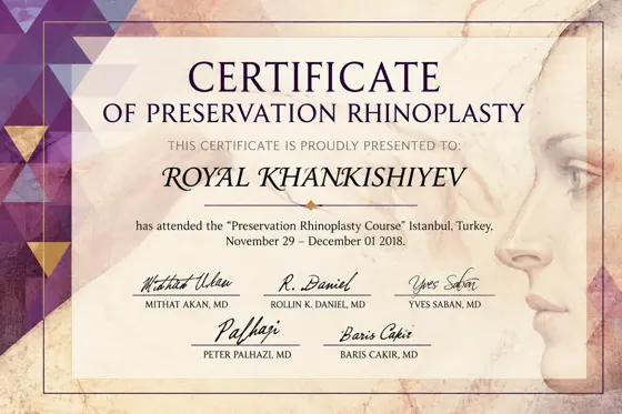 Курс сохраняющей ринопластики (Preservation Rhinoplasty)